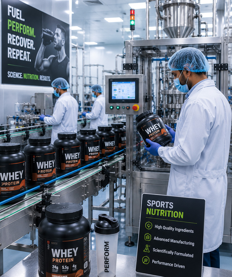 Sports nutrition and fitness supplements